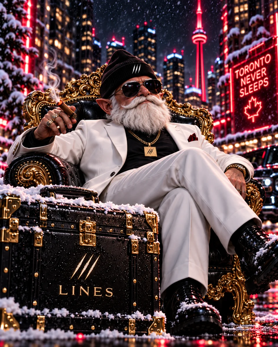 The white-suited gnome in the world of LINES